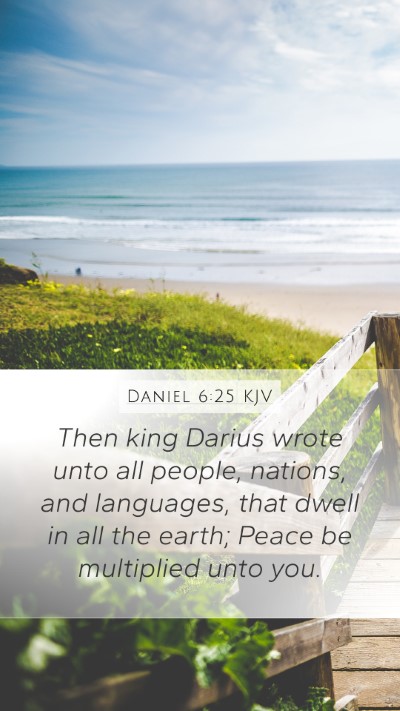 Daniel 6:25 Explained