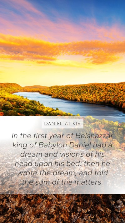 Daniel 7:1 Explained