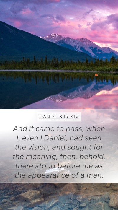 Daniel 8:15 Explained