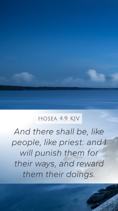 Hosea 4:9 Explained