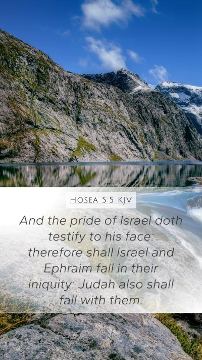 Hosea 5:5 Explained