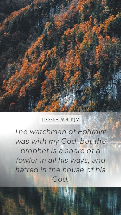 Hosea 9:8 Explained