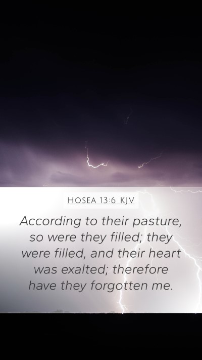 Hosea 13:6 Explained