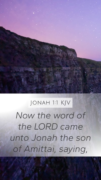 Jonah 1:1 Explained