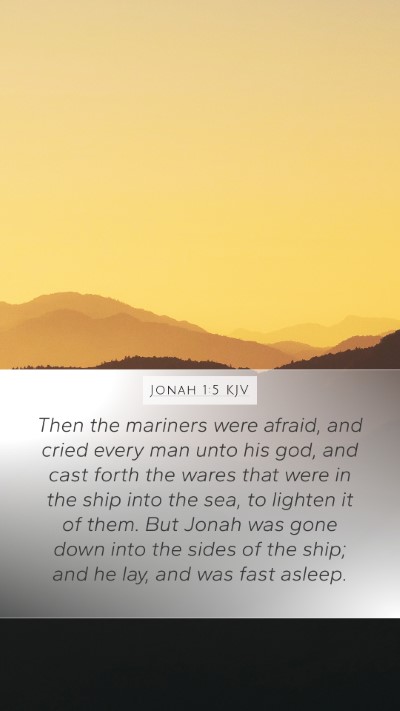 Jonah 1:5 Explained