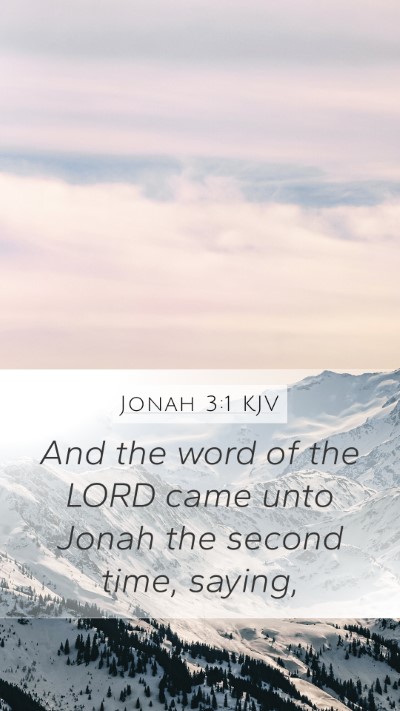 Jonah 3:1 Explained