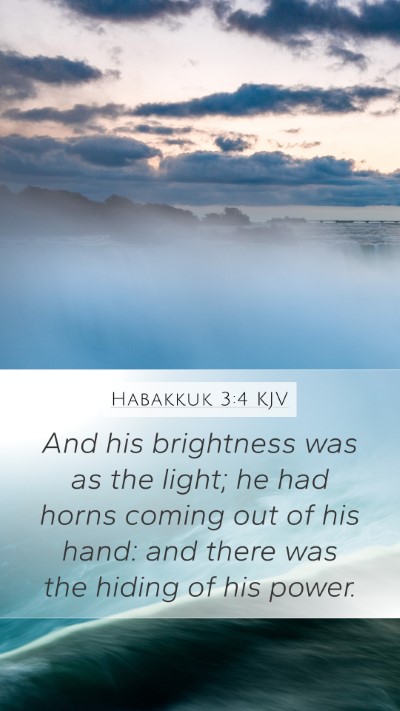 Habakkuk 3:4 Explained