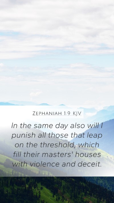 Zephaniah 1:9 Explained