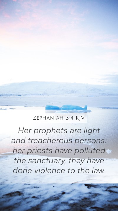 Zephaniah 3:4 Explained