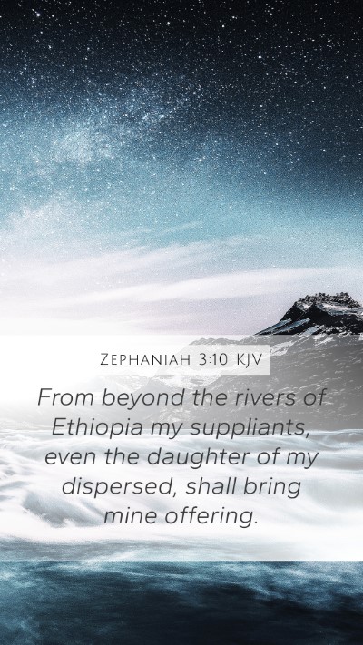 Zephaniah 3:10 Explained