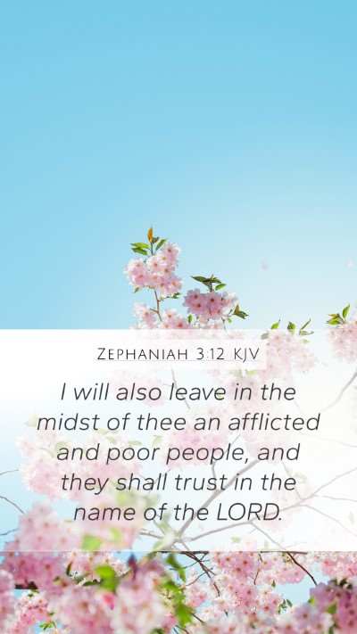 Zephaniah 3:12 Explained