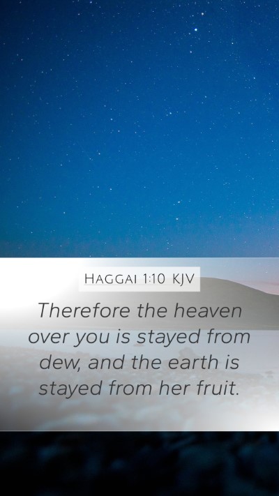 Haggai 1:10 Explained