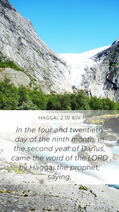 Haggai 2:10 Explained