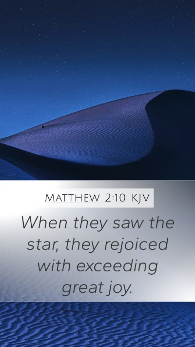 Matthew 2:10 Explained