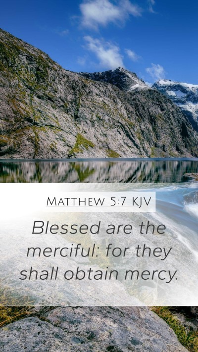 Matthew 5:7 Explained