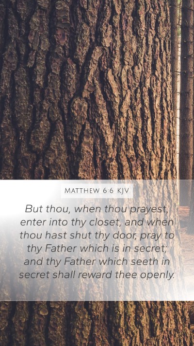 Matthew 6:6 Explained