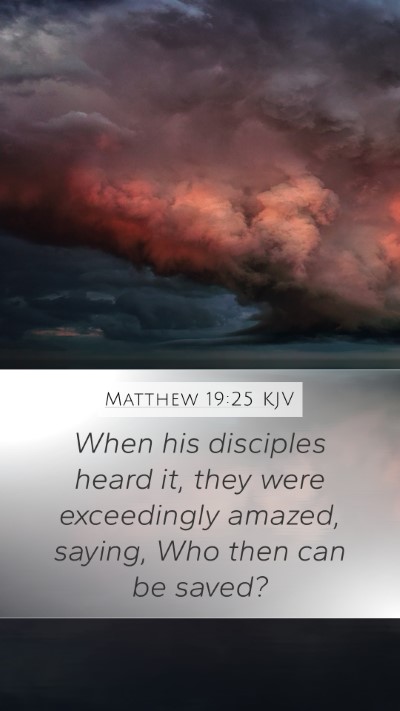 Matthew 19:25 Explained