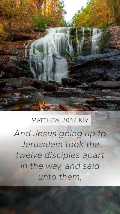 Matthew 20:17 Explained