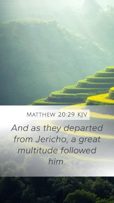 Matthew 20:29 Explained