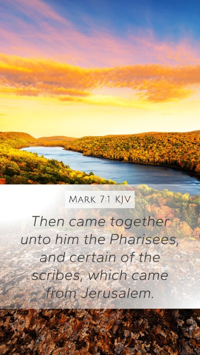 Mark 7:1 Explained