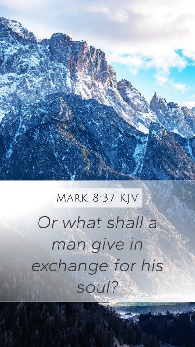 Mark 8:37 Explained