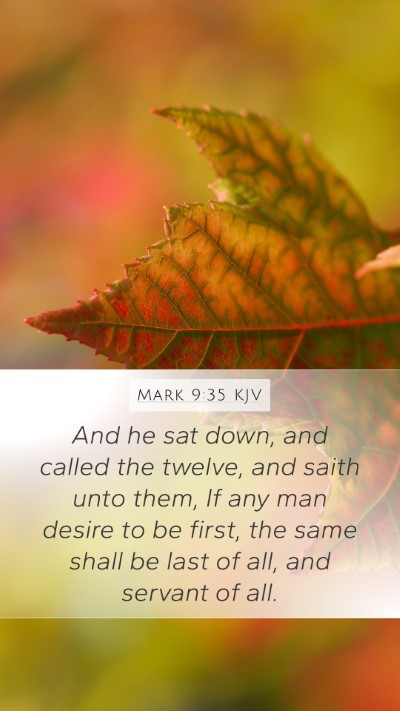 Mark 9:35 Explained