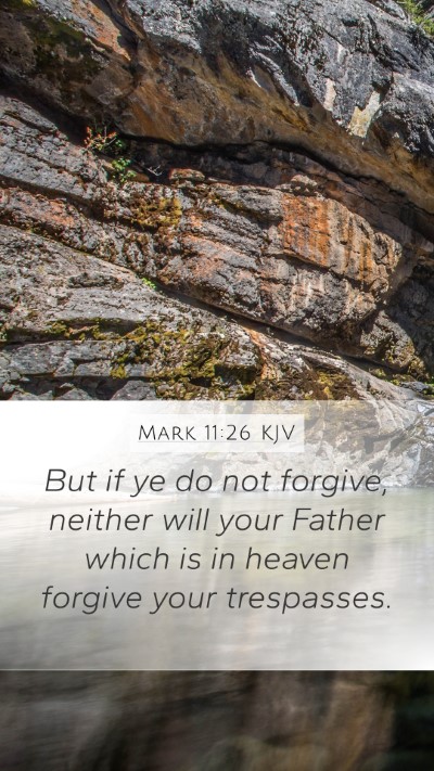 Mark 11:26 Explained