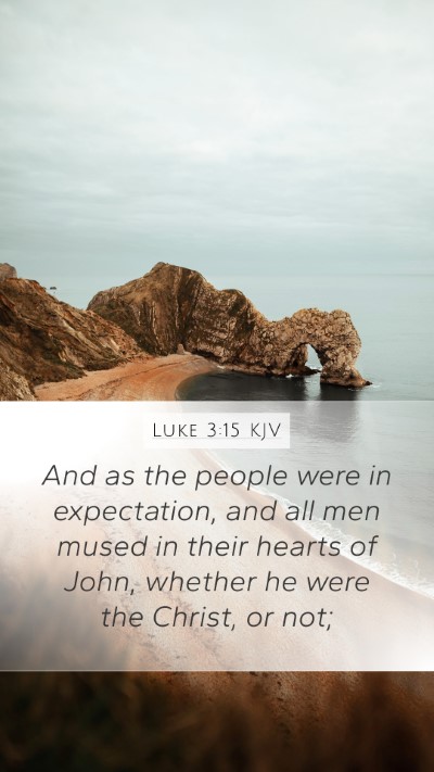 Luke 3:15 Explained