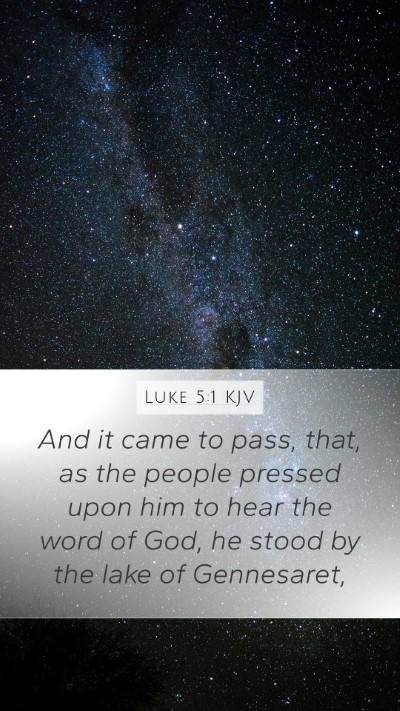 Luke 5:1 Explained