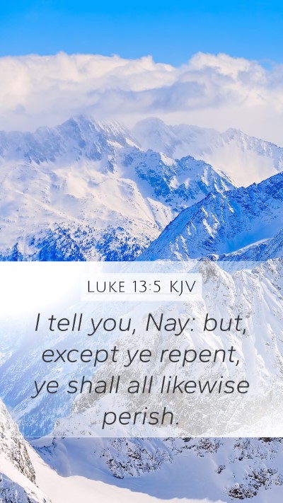 Luke 13:5 Explained