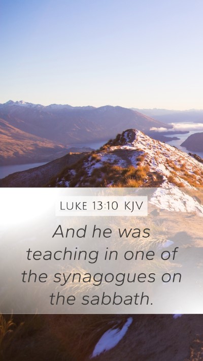 Luke 13:10 Explained