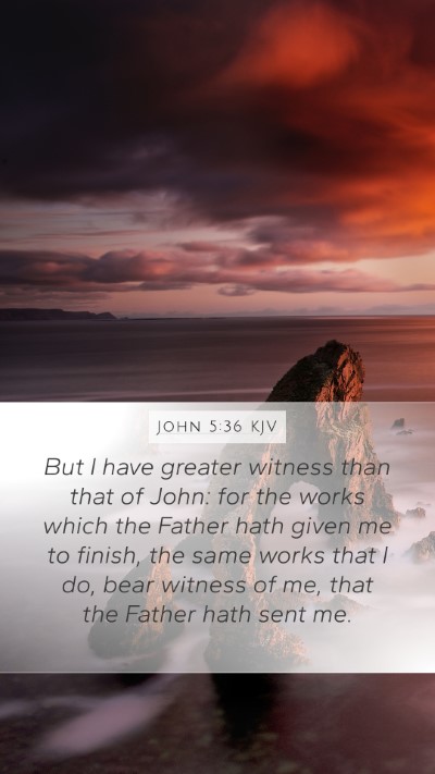 John 5:36 Explained