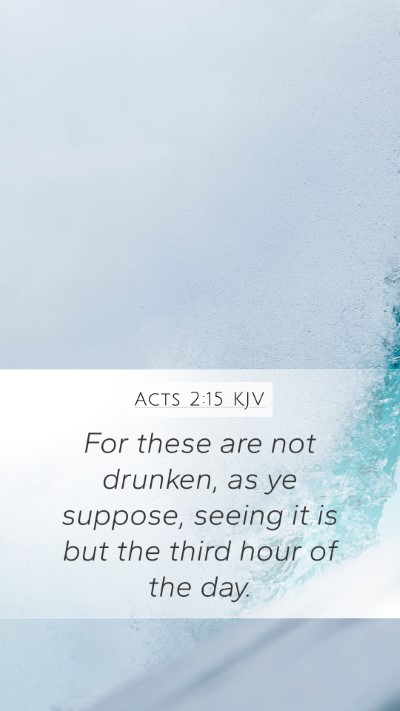 Acts 2:15 Explained