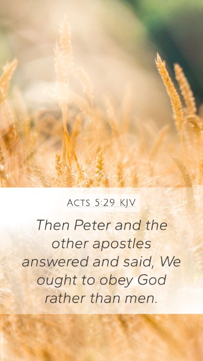 Acts 5:29 Explained