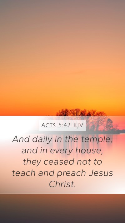 Acts 5:42 Explained