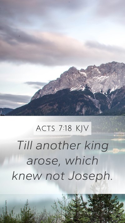 Acts 7:18 Explained