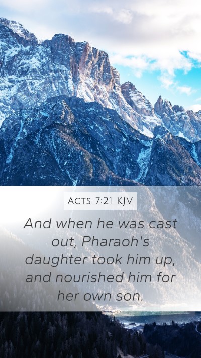 Acts 7:21 Explained