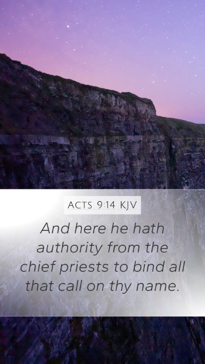 Acts 9:14 Explained