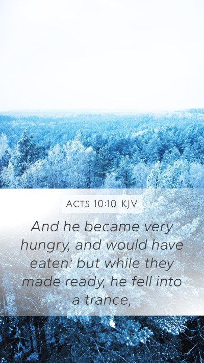 Acts 10:10 Explained