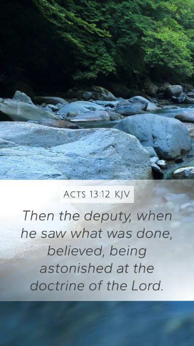 Acts 13:12 Explained