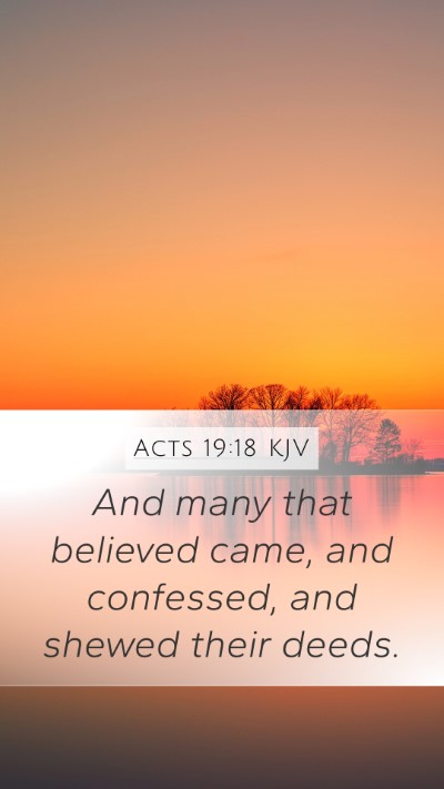 Acts 19:18 Explained