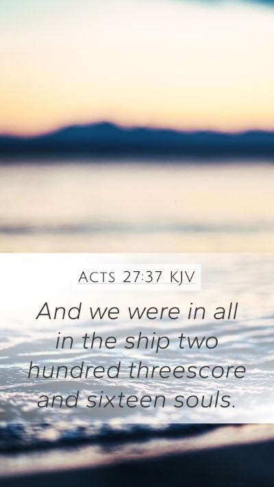 Acts 27:37 Explained