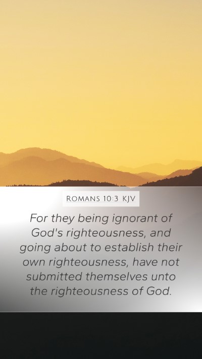 Romans 10:3 Explained