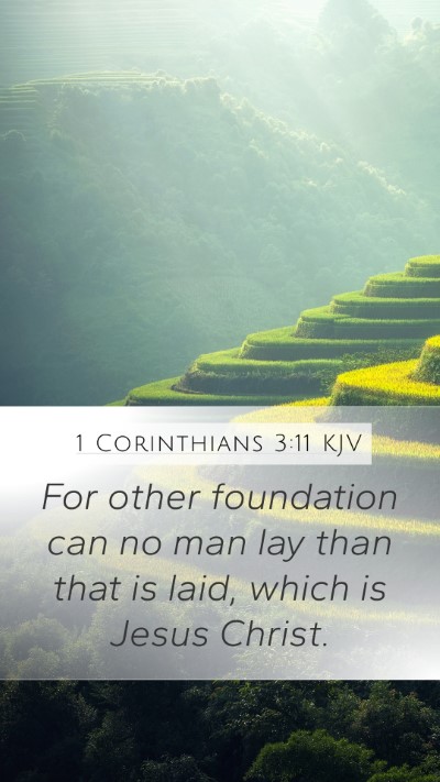 1 Corinthians 3:11 Explained