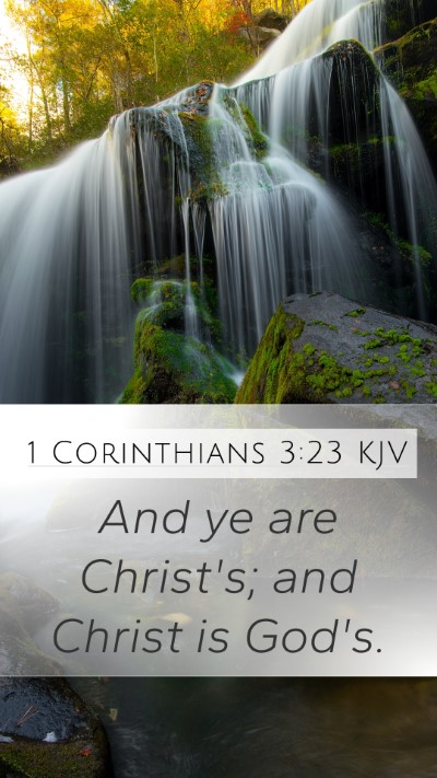 1 Corinthians 3:23 Explained