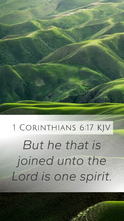 1 Corinthians 6:17 Explained