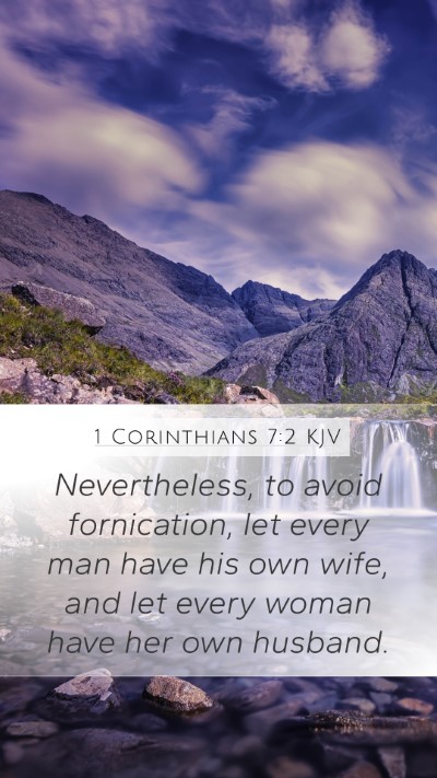 1 Corinthians 7:2 Explained