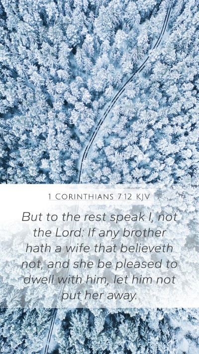 1 Corinthians 7:12 Explained