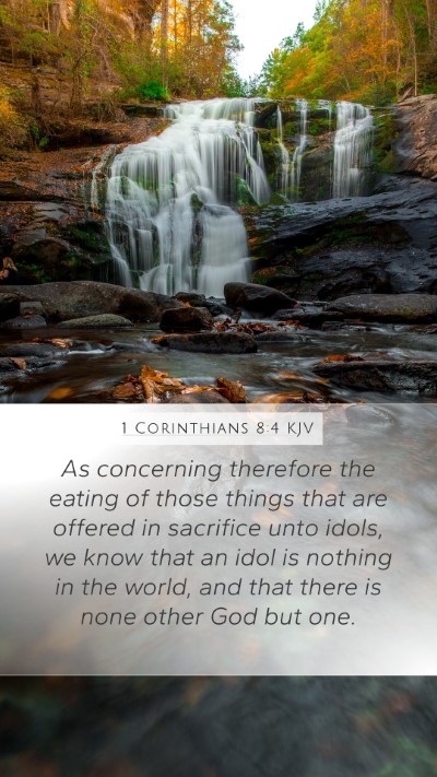 1 Corinthians 8:4 Explained