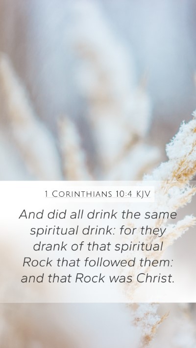 1 Corinthians 10:4 Explained